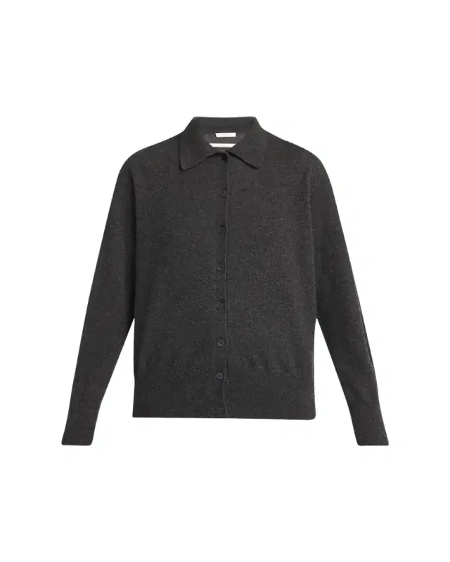 Lillia Cashmere Collared Cardigan