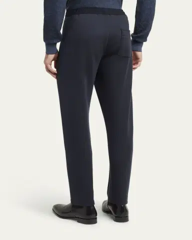Brioni Men's Wool, Silk and Cashmere Pleated Drawstring Pants | Thumbnail 3