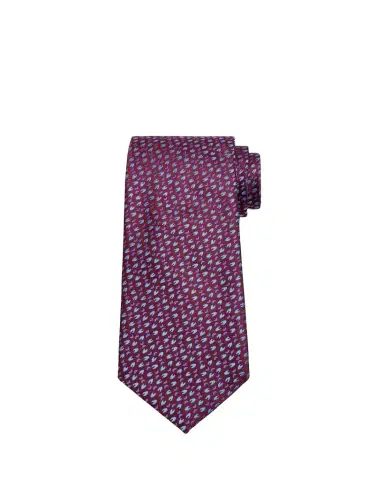 Charvet Men's Petite Crescent Silk Tie | Thumbnail 1
