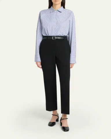 THE ROW Ment Striped Button-Down Shirt | Thumbnail 2