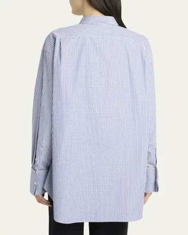 THE ROW Ment Striped Button-Down Shirt | Thumbnail 3