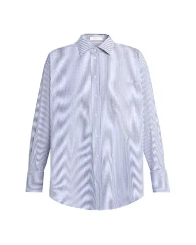THE ROW Ment Striped Button-Down Shirt | Thumbnail 1