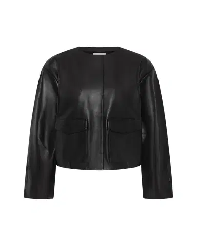 St. Agni Cocoon Leather Bomber Jacket | Thumbnail 1 St. Agni Cocoon Leather Bomber Jacket | Thumbnail 1