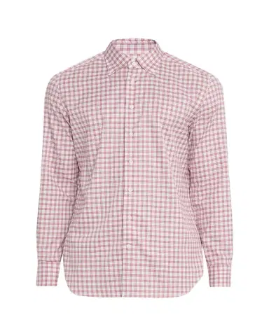 Bergdorf Goodman Men's Plaid Button-Front Dress Shirt | Thumbnail 1