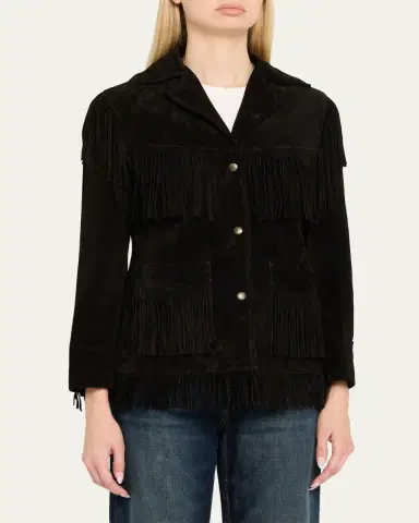 RE/DONE Suede Fringe Jacket | Thumbnail 4 RE/DONE Suede Fringe Jacket | Thumbnail 4