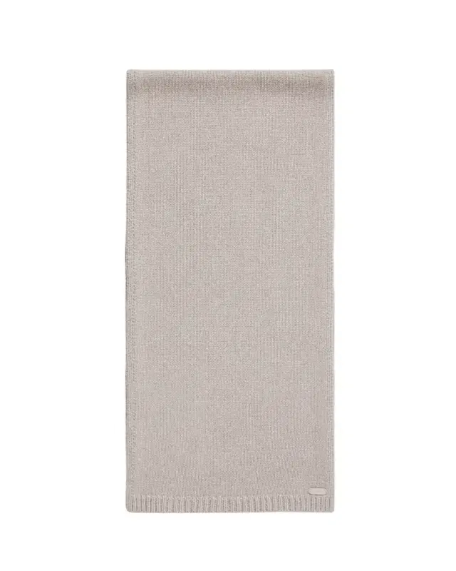 Brioni Men's Cashmere Knit Leather-Label Scarf
