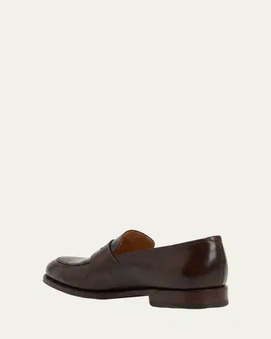 Church's Men's Hertford Rubber-Sole Leather Penny Loafers | Thumbnail 2