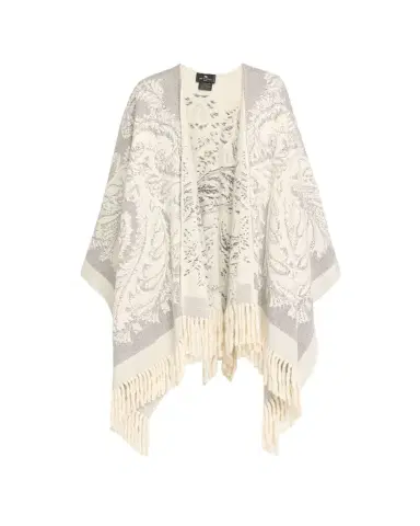 Etro Paisley Jacquard Wool Cape | Thumbnail 1