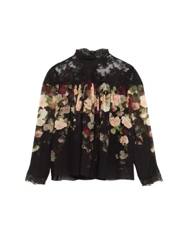 Zimmermann Floral Lace Yoke Blouse | Thumbnail 1