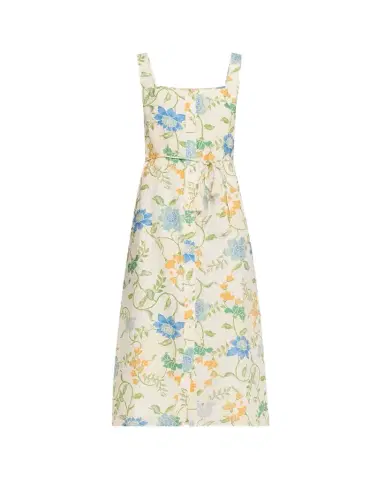 Hannah Artwear Paloma Bloom Button-Front Linen Dress | Thumbnail 1 Hannah Artwear Paloma Bloom Button-Front Linen Dress | Thumbnail 1