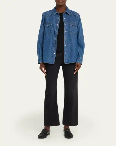 TWP Cowboy Take Me Away Denim Shirt | Thumbnail 2 TWP Cowboy Take Me Away Denim Shirt | Thumbnail 2