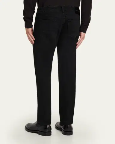 Jacob Cohen Men's Bard Black Denim Slim Five-Pocket Jeans | Thumbnail 3