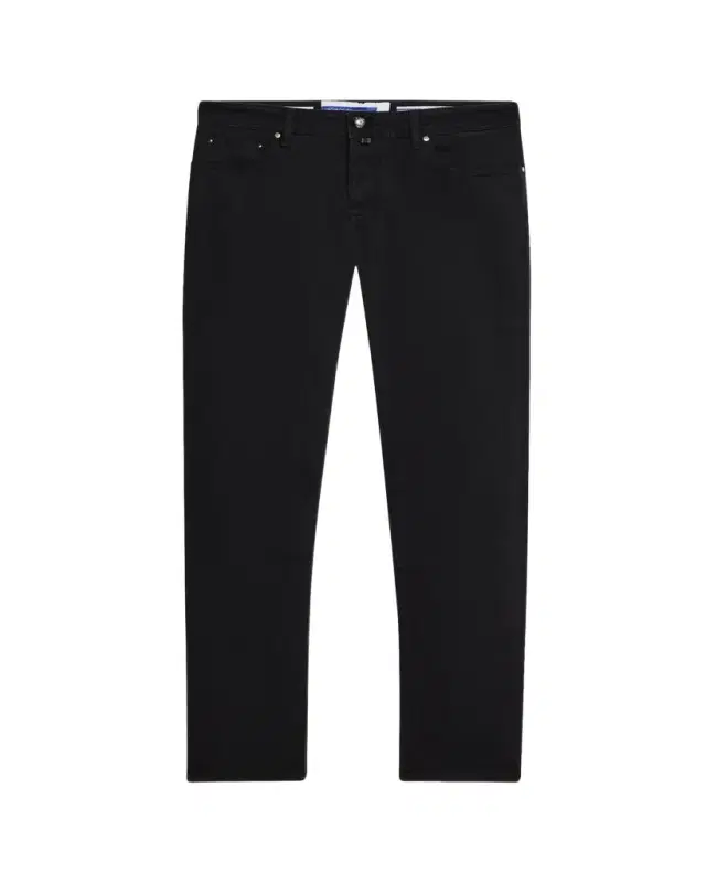 Men's Bard Black Denim Slim Five-Pocket Jeans