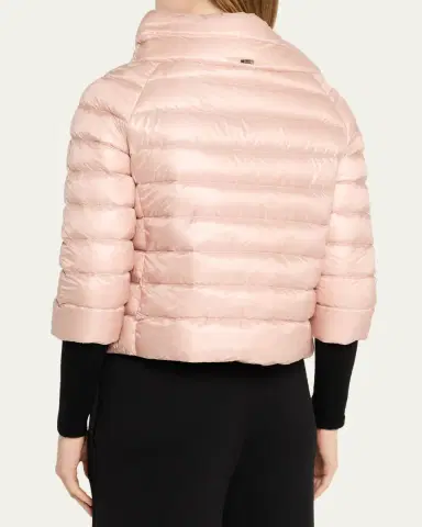 Herno Iconico Piumino Sofia Water-Resistant Nylon Ultralight Puffer Jacket | Thumbnail 7
