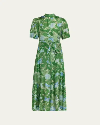 Hannah Artwear Oceanus Silk Maxi Dress | Thumbnail 4 Hannah Artwear Oceanus Silk Maxi Dress | Thumbnail 4