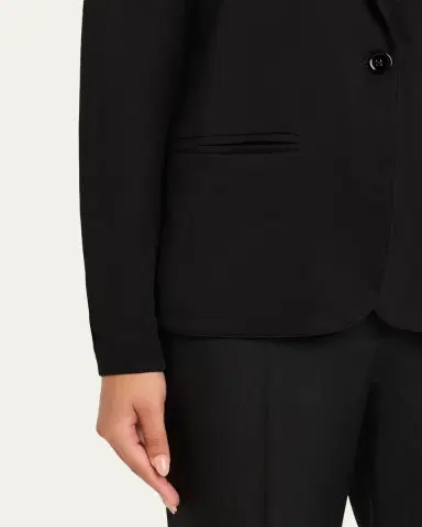 MAJESTIC FILATURES Soft Touch Single-Button Blazer | Thumbnail 5 MAJESTIC FILATURES Soft Touch Single-Button Blazer | Thumbnail 5