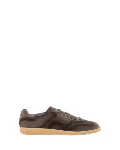 Santoni Men's Oly Burnished Suede Low-Top Sneakers | Thumbnail 1