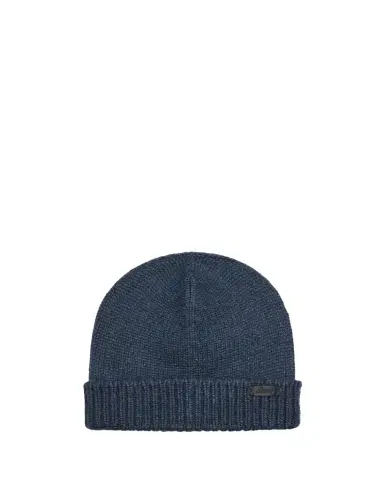 Brioni Men's Cashmere Knit Logo-Patch Beanie | Thumbnail 1 Brioni Men's Cashmere Knit Logo-Patch Beanie | Thumbnail 1