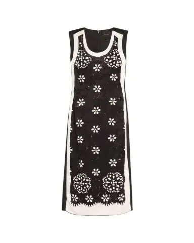 Marc Jacobs Trompe Loeil Eyelet Sleeveless Midi Dress | Thumbnail 1