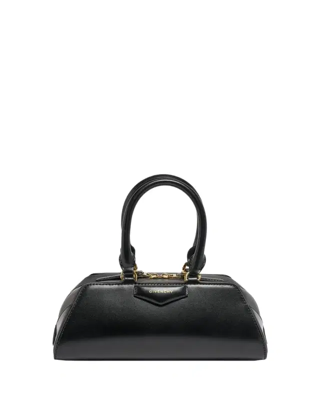 Antigona Mini Top-Handle Bag in Box Leather