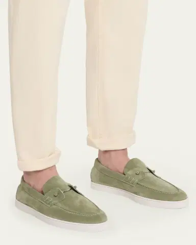Christian Louboutin Men's Chambeliboat Nubuck Boat Shoes | Thumbnail 2 Christian Louboutin Men's Chambeliboat Nubuck Boat Shoes | Thumbnail 2