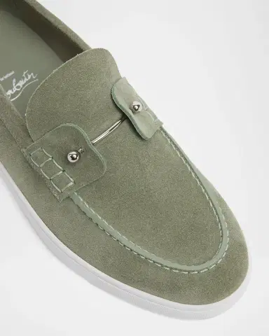 Christian Louboutin Men's Chambeliboat Nubuck Boat Shoes | Thumbnail 13 Christian Louboutin Men's Chambeliboat Nubuck Boat Shoes | Thumbnail 13