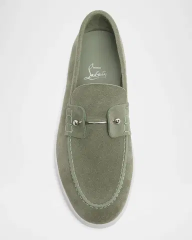 Christian Louboutin Men's Chambeliboat Nubuck Boat Shoes | Thumbnail 14 Christian Louboutin Men's Chambeliboat Nubuck Boat Shoes | Thumbnail 14