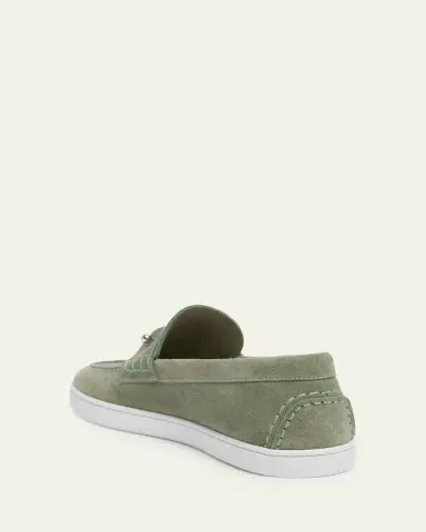 Christian Louboutin Men's Chambeliboat Nubuck Boat Shoes | Thumbnail 4 Christian Louboutin Men's Chambeliboat Nubuck Boat Shoes | Thumbnail 4