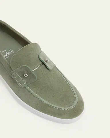 Christian Louboutin Men's Chambeliboat Nubuck Boat Shoes | Thumbnail 5 Christian Louboutin Men's Chambeliboat Nubuck Boat Shoes | Thumbnail 5