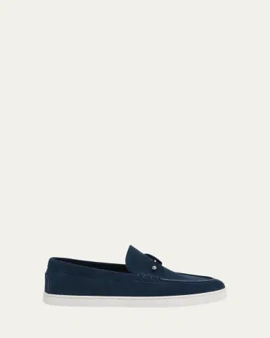 Christian Louboutin Men's Chambeliboat Nubuck Boat Shoes | Thumbnail 8 Christian Louboutin Men's Chambeliboat Nubuck Boat Shoes | Thumbnail 8