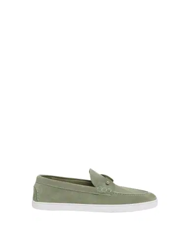 Christian Louboutin Men's Chambeliboat Nubuck Boat Shoes | Thumbnail 1 Christian Louboutin Men's Chambeliboat Nubuck Boat Shoes | Thumbnail 1
