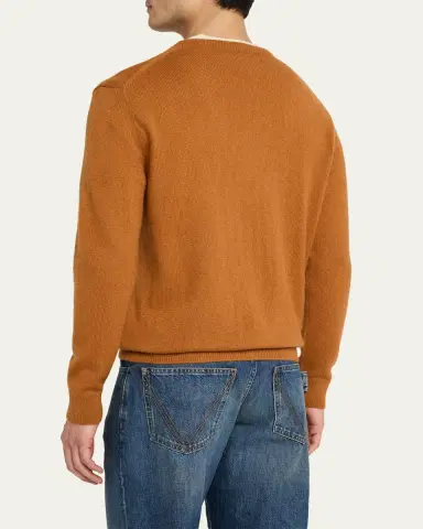 Massimo Alba Men's Ares Alpaca-Blend Crewneck Sweater | Thumbnail 3