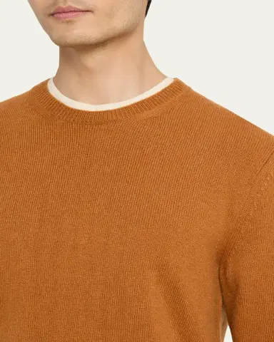 Massimo Alba Men's Ares Alpaca-Blend Crewneck Sweater | Thumbnail 5
