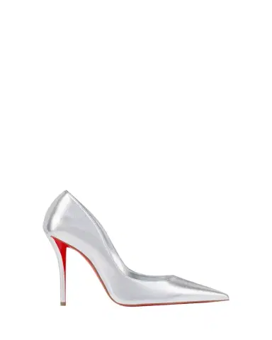 Christian Louboutin 100mm Miss Z Metallic Leather Pumps | Thumbnail 1