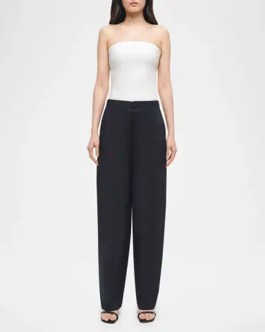 SIMKHAI Walden Curved-Leg Pants | Thumbnail 2