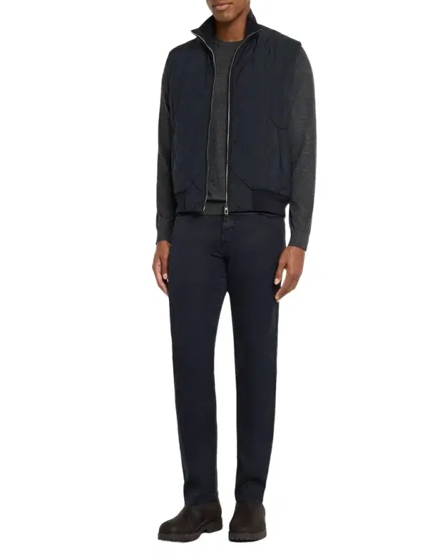 Men's Sottile Wool, Silk and Cashmere Crewneck Sweater