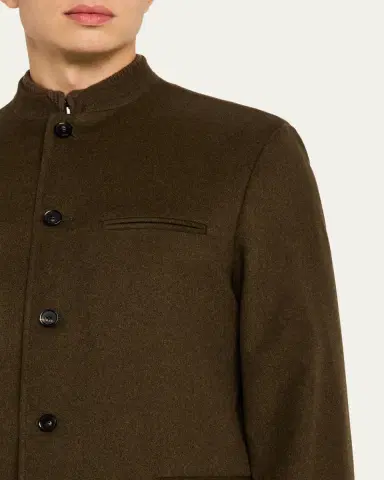 Loro Piana Men's Vienna Cashmere-Wool Jacket | Thumbnail 5 Loro Piana Men's Vienna Cashmere-Wool Jacket | Thumbnail 5