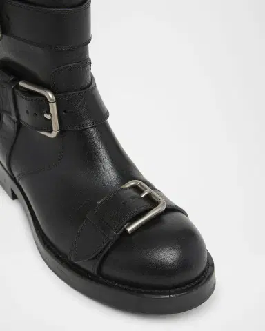 Dolce & Gabbana Leather Buckle Ankle Boots | Thumbnail 4 Dolce & Gabbana Leather Buckle Ankle Boots | Thumbnail 4