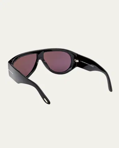 Tom Ford Men's Bronson T-Logo Shield Sunglasses | Thumbnail 2 Tom Ford Men's Bronson T-Logo Shield Sunglasses | Thumbnail 2