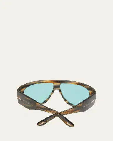 Tom Ford Men's Bronson T-Logo Shield Sunglasses | Thumbnail 12 Tom Ford Men's Bronson T-Logo Shield Sunglasses | Thumbnail 12