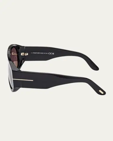 Tom Ford Men's Bronson T-Logo Shield Sunglasses | Thumbnail 4 Tom Ford Men's Bronson T-Logo Shield Sunglasses | Thumbnail 4