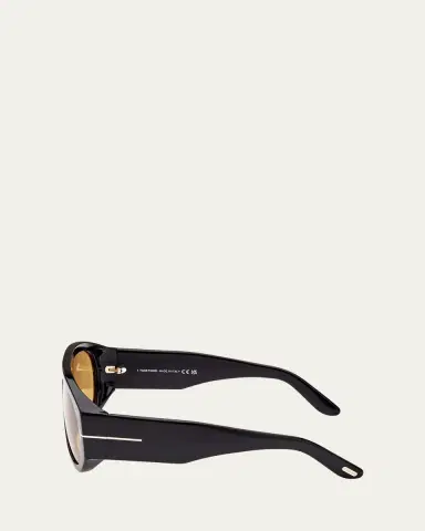 Tom Ford Men's Bronson T-Logo Shield Sunglasses | Thumbnail 6 Tom Ford Men's Bronson T-Logo Shield Sunglasses | Thumbnail 6