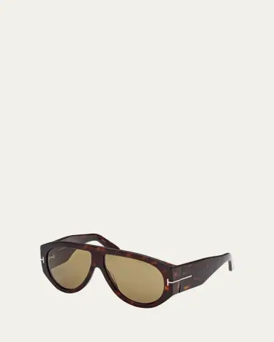 Tom Ford Men's Bronson T-Logo Shield Sunglasses | Thumbnail 7 Tom Ford Men's Bronson T-Logo Shield Sunglasses | Thumbnail 7
