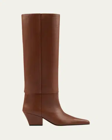 Paris Texas Jane Leather Knee Boots | Thumbnail 2