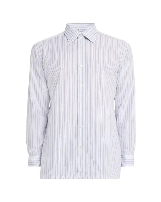 Charvet Men's Cotton Multi-Stripe Sport Shirt