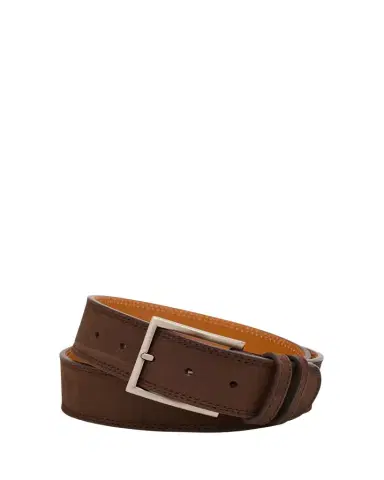 Magnanni Men's Eastwood Textured Suede Leather Belt | Thumbnail 1 Magnanni Men's Eastwood Textured Suede Leather Belt | Thumbnail 1