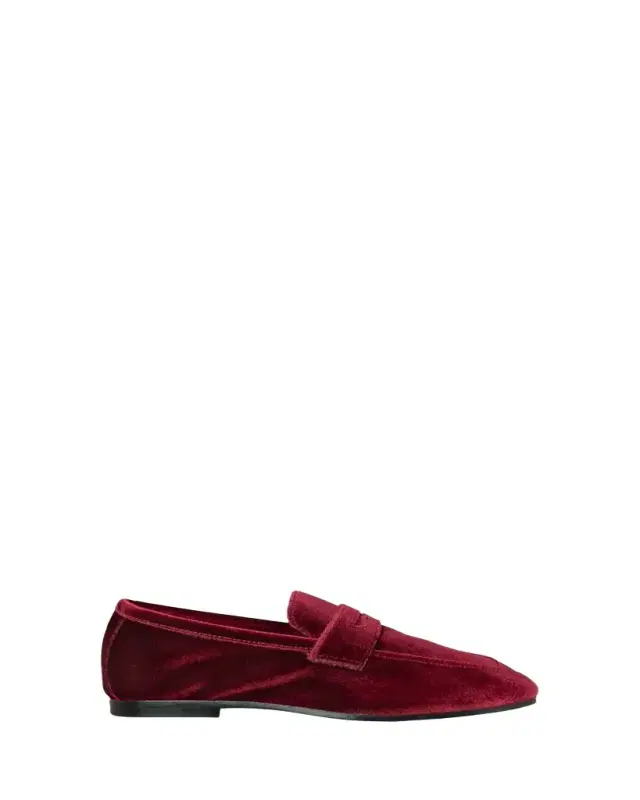 Sophique Velvet Penny Loafers