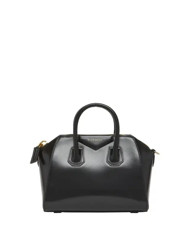Antigona Mini Tote Bag in Box Leather