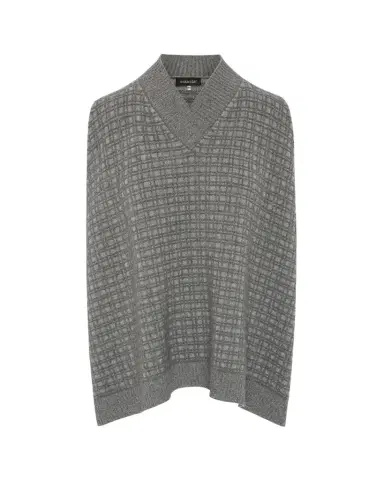 Eskandar Sleeveless A-Line Crossover V-Neck Sweater (Mid Plus Length) | Thumbnail 1 Eskandar Sleeveless A-Line Crossover V-Neck Sweater (Mid Plus Length) | Thumbnail 1