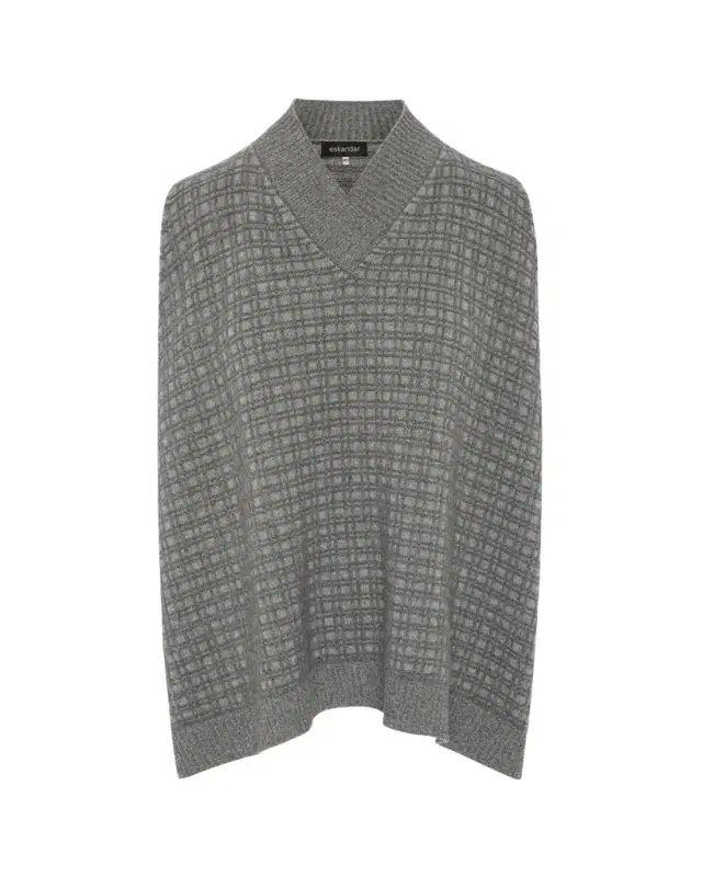 Sleeveless A-Line Crossover V-Neck Sweater (Mid Plus Length)